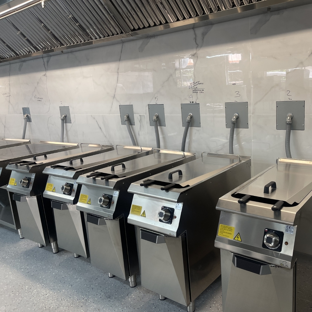 Estufas hospitalarias para cocinas institucionales